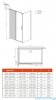 Radaway Espera KDJ Mirror kabina prysznicowa 120x100 lewa szkło przejrzyste 380595-01L/380232-71L/380140-01R